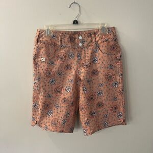 WILD RYE Women’s Kaweah Disco Dahlia Bike Shorts,Water-Resistant Size 4 NWOT